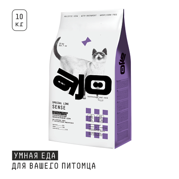 AJO Special Line Sense Для кошек с чувствительным пищеварением с олениной