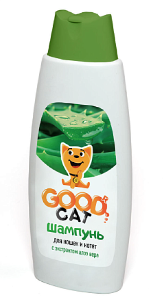 GOOD CAT Шампунь для кошек и котят с ароматом алое вера