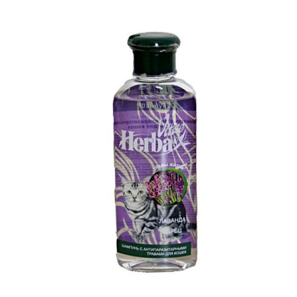 Herba Vitae антипаразитарный шампунь для кошек, 250мл