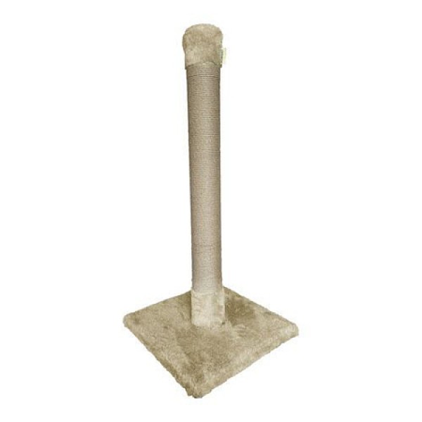 Homecat Люкс когтеточка для кошек столбик мех бежевый