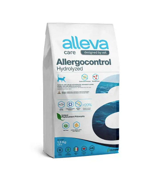 Alleva Care Cat Allergocontrol сухой диетический корм для взрослых кошек при аллергии