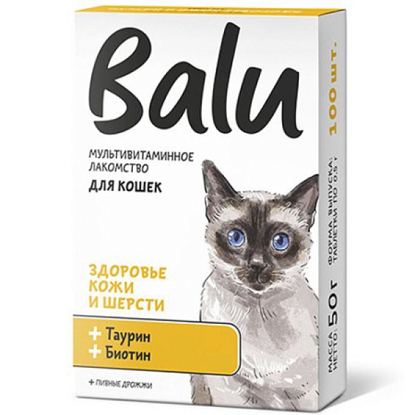 BALU "Здоровье кожи и шерсти" (таурин и биотин)