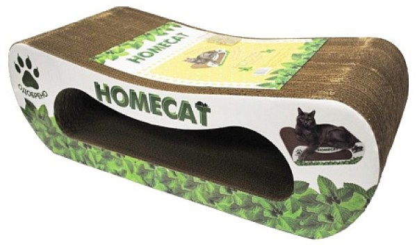 Homecat когтеточка "Мятная волна", гофрокартон большая