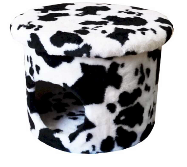 ZOOexpress комплекс Пуфик мех с рисунком