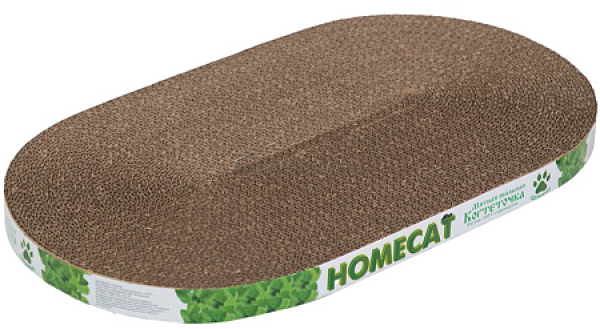 HOMECAT когтеточка картонная Мятная овальная малая