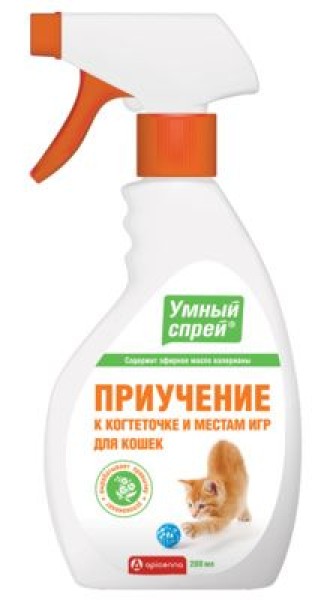 Apicenna умный спрей приучение кошек к когтеточке и местам для игр