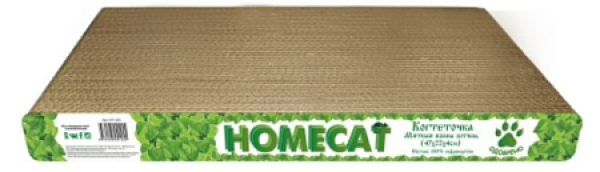 Homecat когтеточка "Мятная волна» штиль гофрокартон