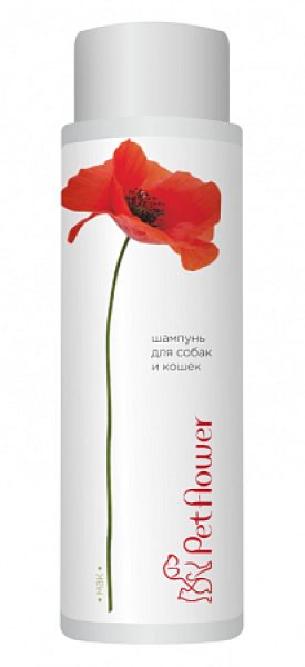 Pet Flower шампунь универсальный для кошек и собак с ароматом мака