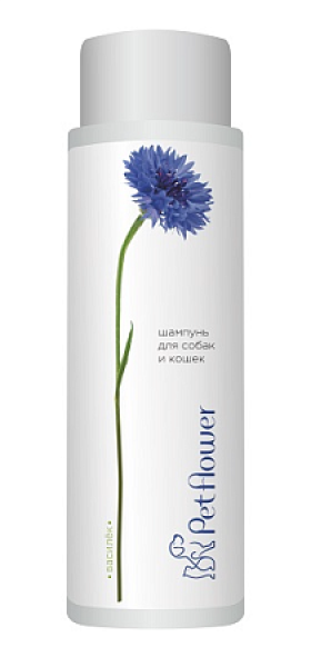 Pet Flower шампунь Универсальный для кошек и собак с ароматом василька