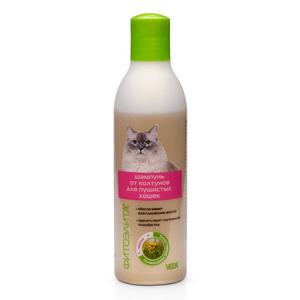 Веда шампунь от колтунов для пушистых кошек
