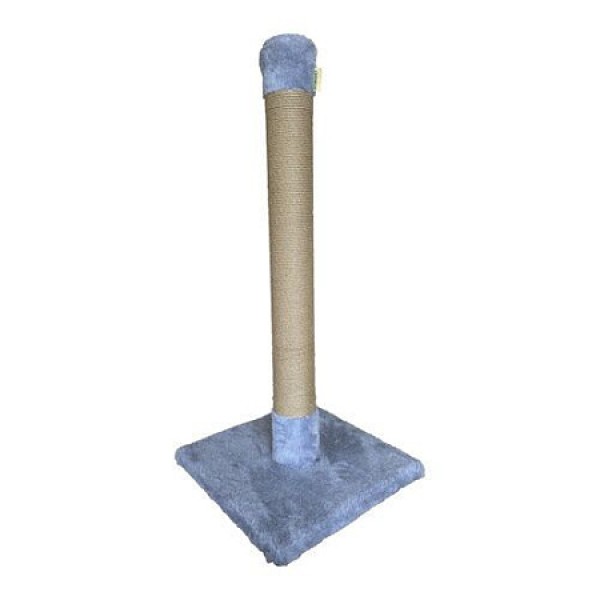 Homecat Люкс когтеточка для кошек столбик мех серый