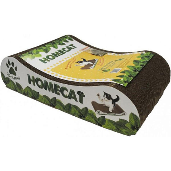 Homecat когтеточка "Мятная волна", гофрокартон малая