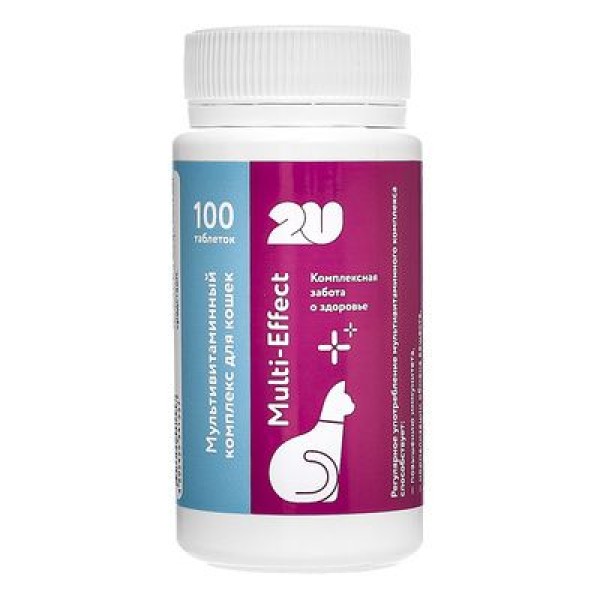 2u Мультивитаминный комплекс для Кошек "Multi-Effect"